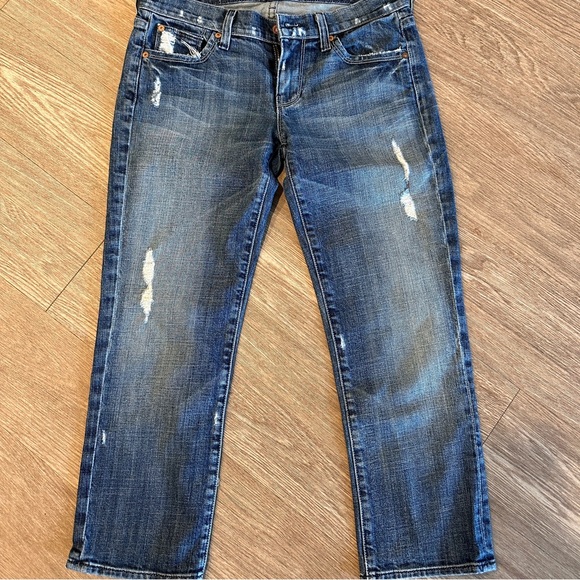 7 For All Mankind Denim - 7 for All Mankind Straight Leg Cigarette jeans NWOT Size 26